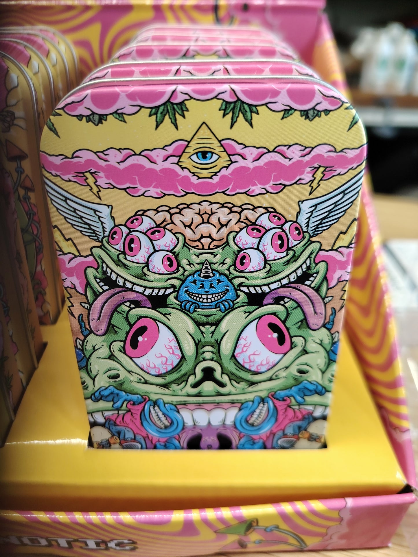 Monkey King range storage Tins with window Space Pack