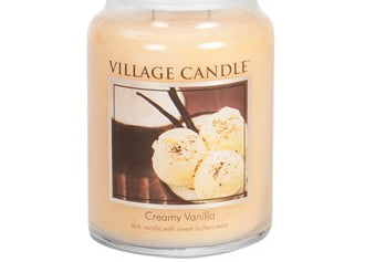 VILLAGE CANDLES 26 oz Candle CREAMY VANILLA