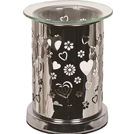 Mirror Wax Melt Burner Aroma Tea Light - AR1323 Heart, AR1327 Leaf, AR1326 Bird and more