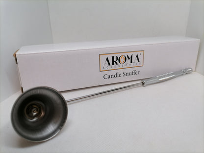 silver finish candle snuffer