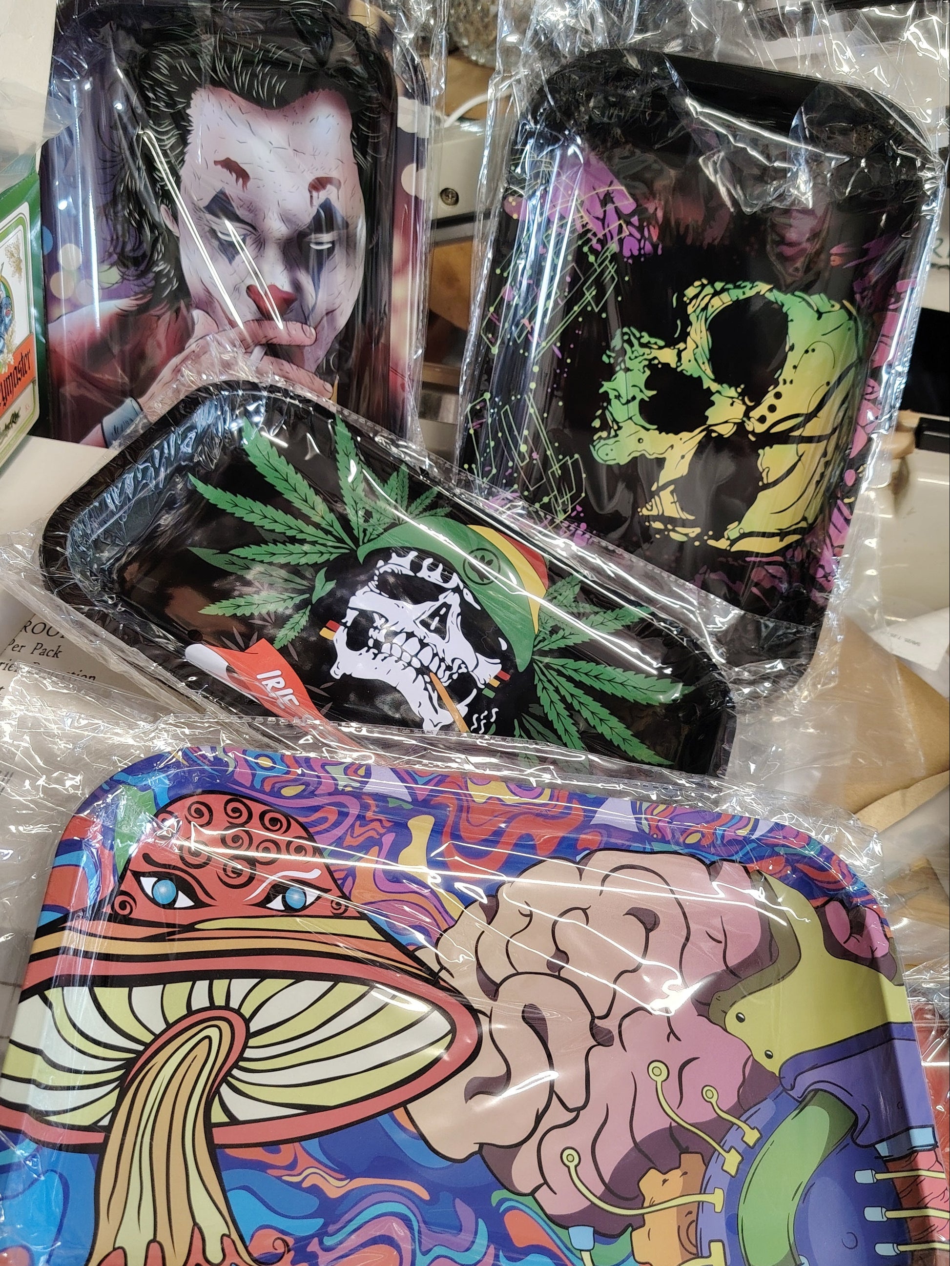 collectable metal trays 