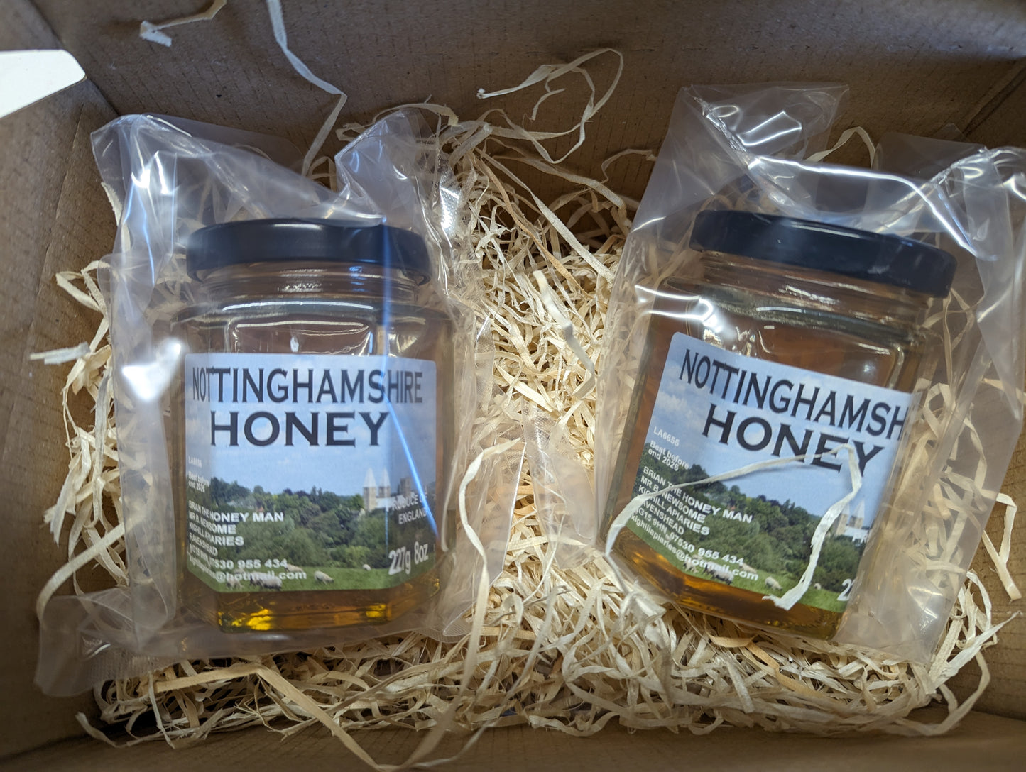 Nottinghamshire Honey and filtered wax