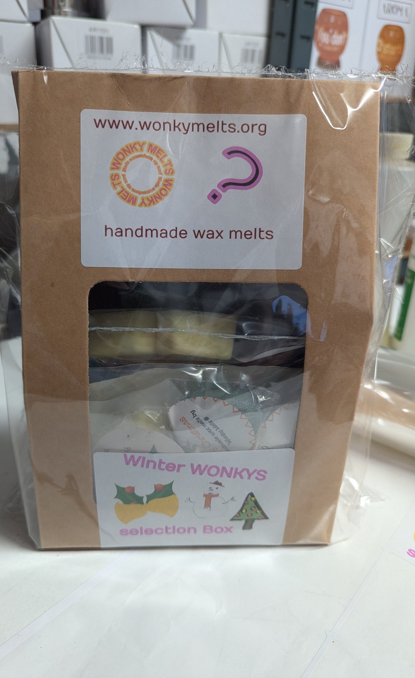 Wax Melts Selection Box Winter Wonkys inc seasonal fragrances