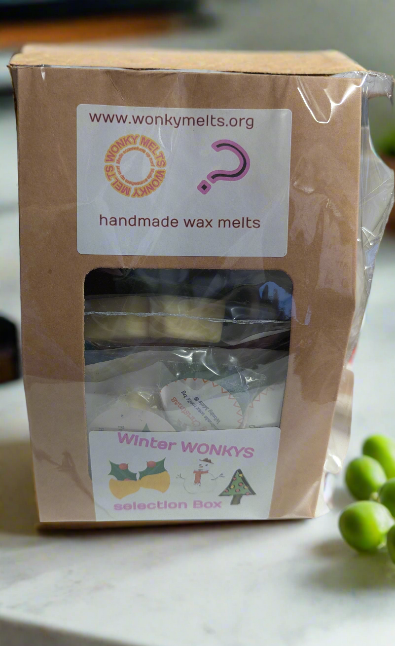 Wax Melts Selection Box Winter Wonkys inc seasonal fragrances