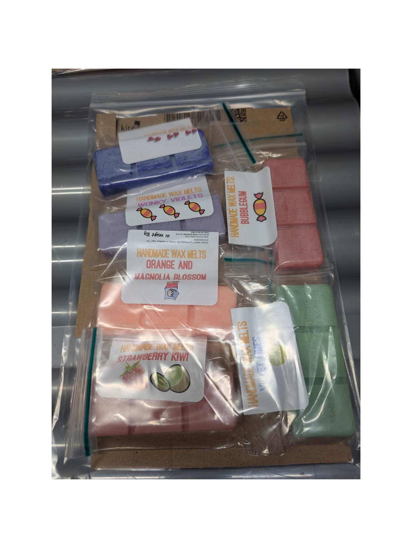 Wonky melts Wonky Wax Melt Bars samplers fruity fragrances