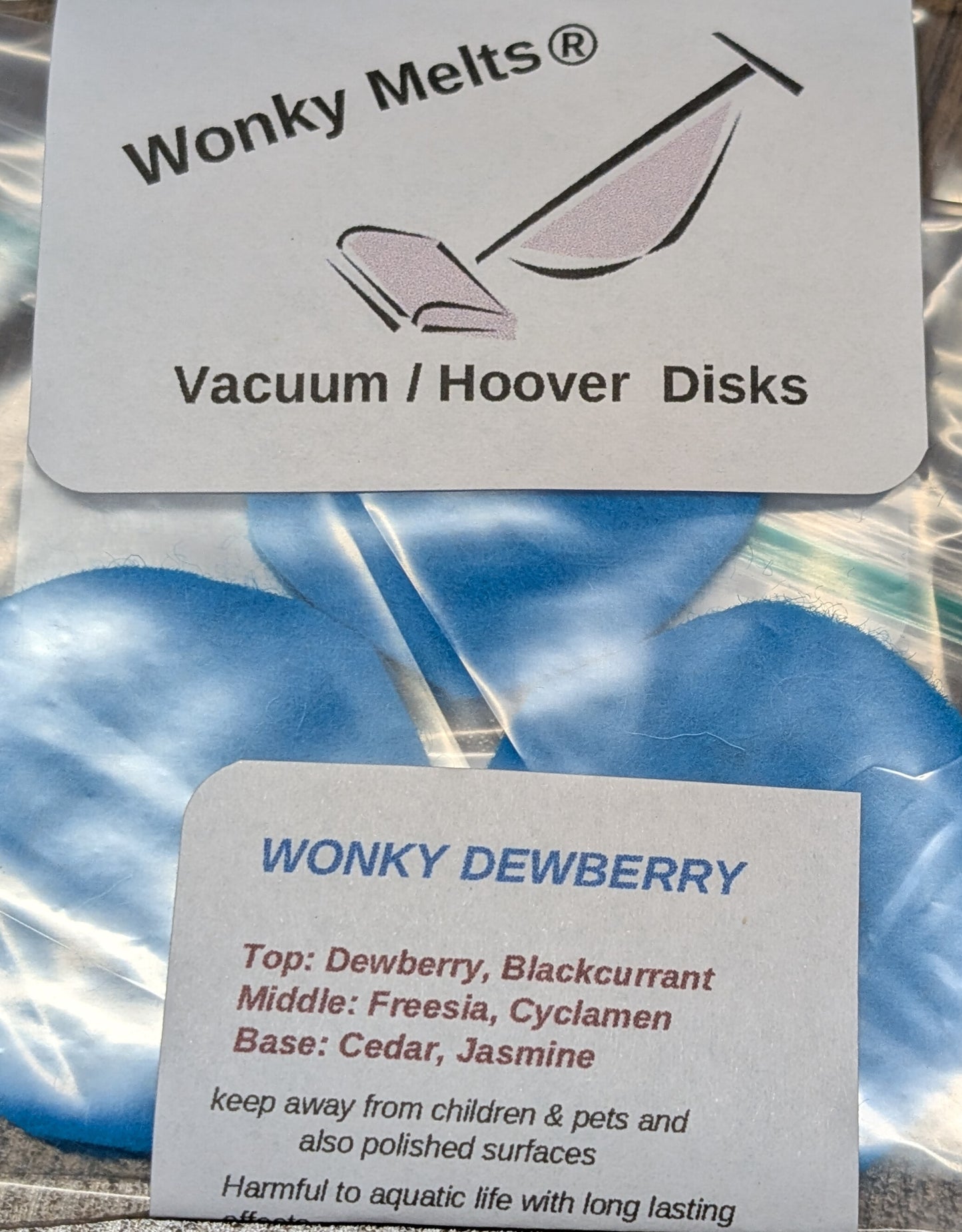Vacuum / Hoover  Disks Various sizes and Scents