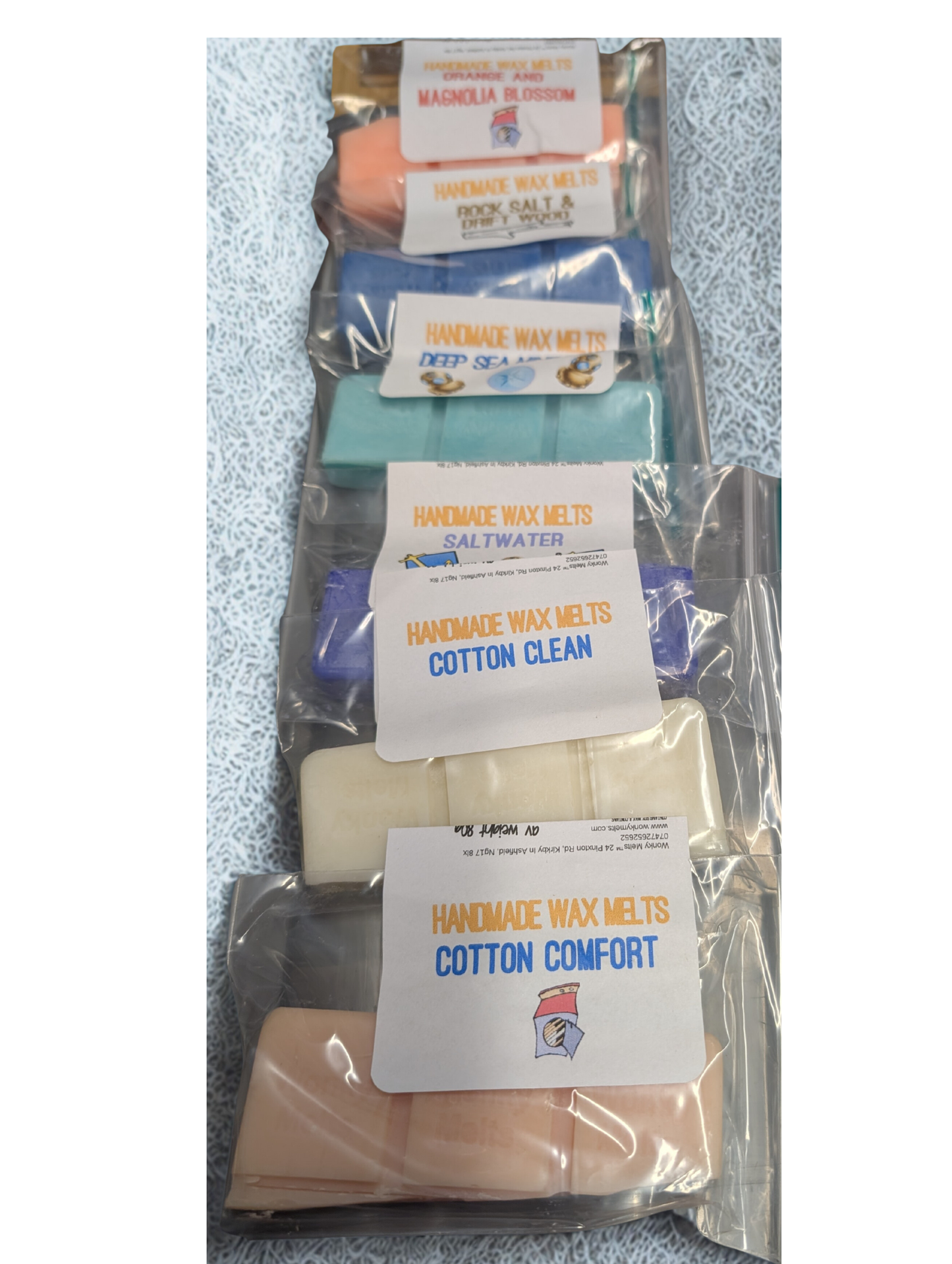 Wonky melts Wonky Wax Melt Bars samplers fresh fragrances