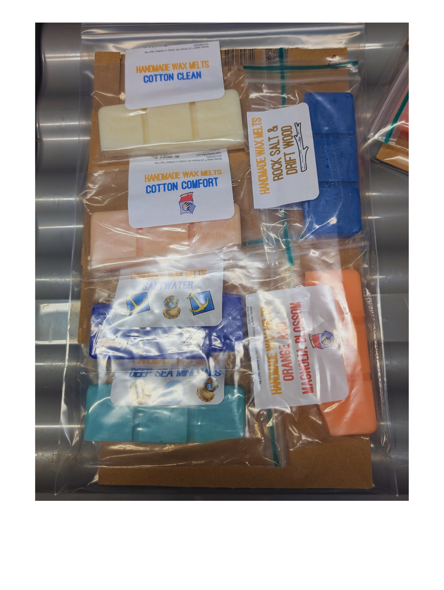 Wonky melts Wonky Wax Melt Bars samplers fresh fragrances