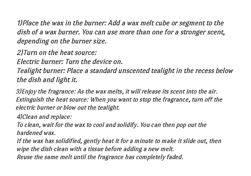 Wonky melts wax bars 80g see variations