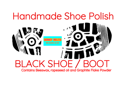 shoe / boot polish 3 ingredients simply Black