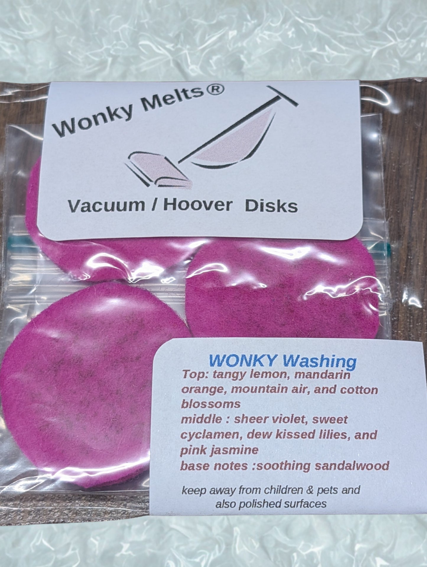 Vacuum / Hoover  Disks Various sizes and Scents