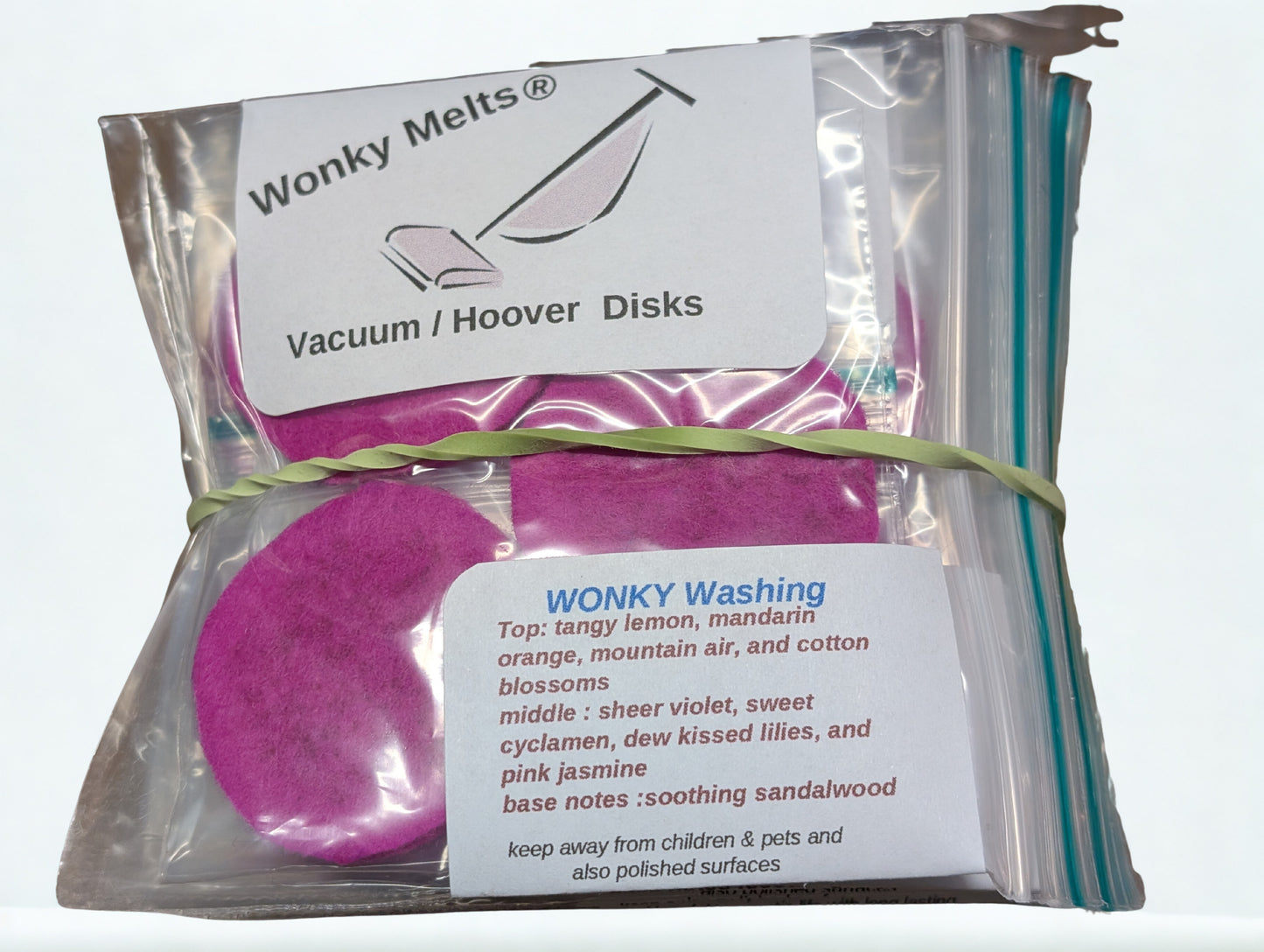 Vacuum / Hoover  Disks Various sizes and Scents