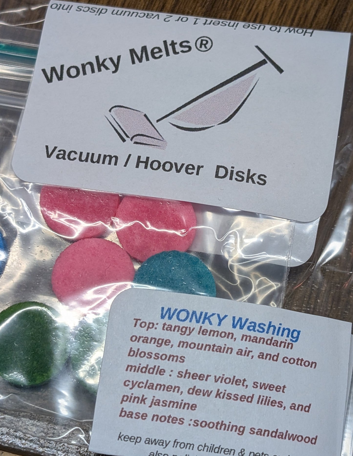Vacuum / Hoover  Disks Various sizes and Scents