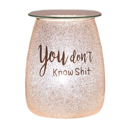 wax melts burner Glitter  Sentiment Collection - Electric Wax Burners By Aroma