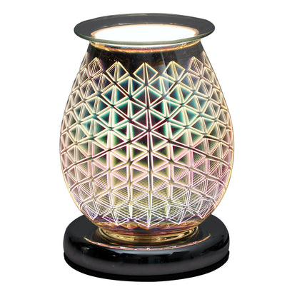 Electric Wax Melt Burners  3D Designs TRI-STAR, GEO TRIANGLE  ,